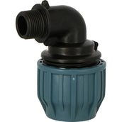 Jason Rodilla 90° PP DVGW/KIWA/WRAS PrensaxExterior Negro/Azul