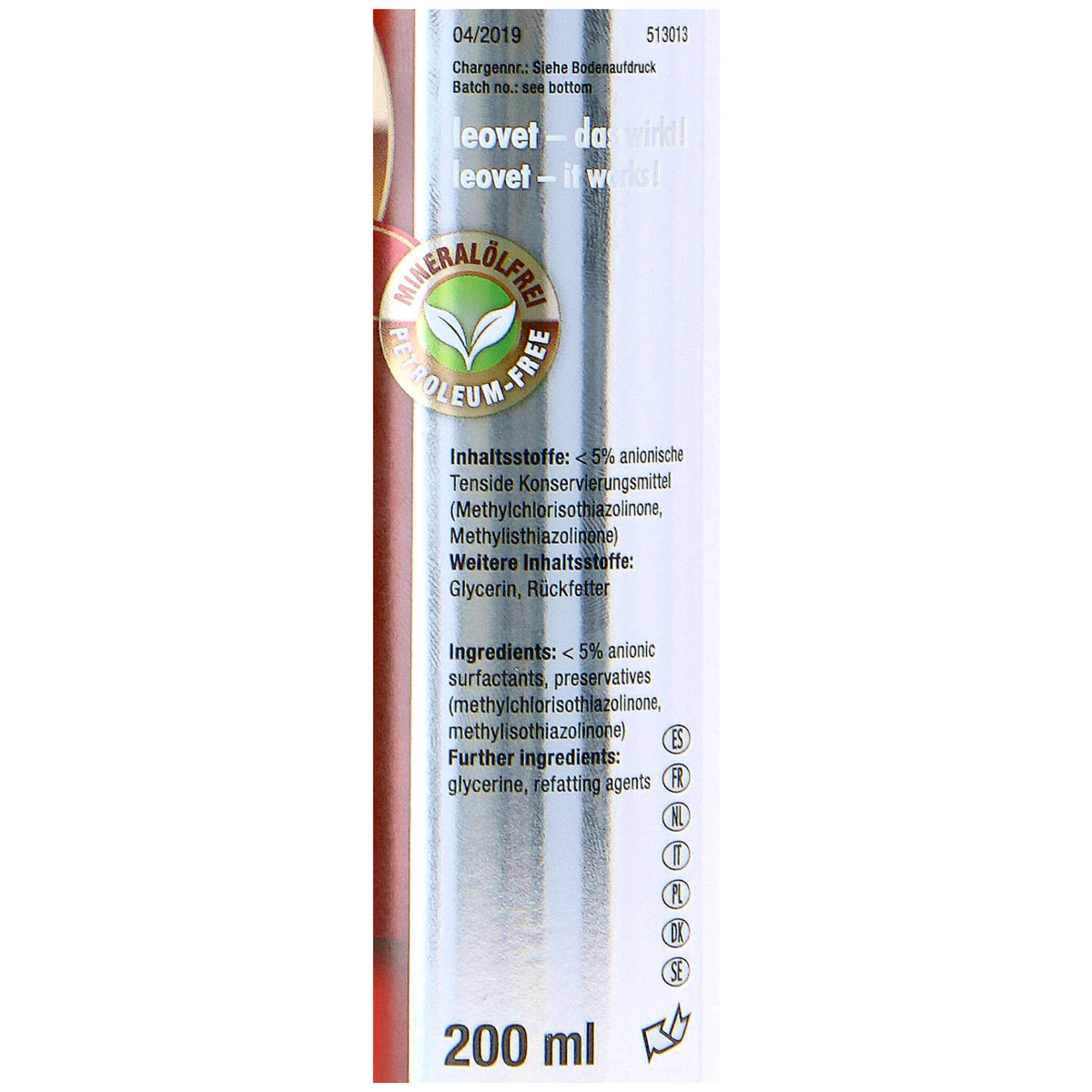 Leovet Espuma para Cuero