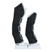 Weatherbeeta Protectores de transporte largo Pestaña ancha Negro/Plata