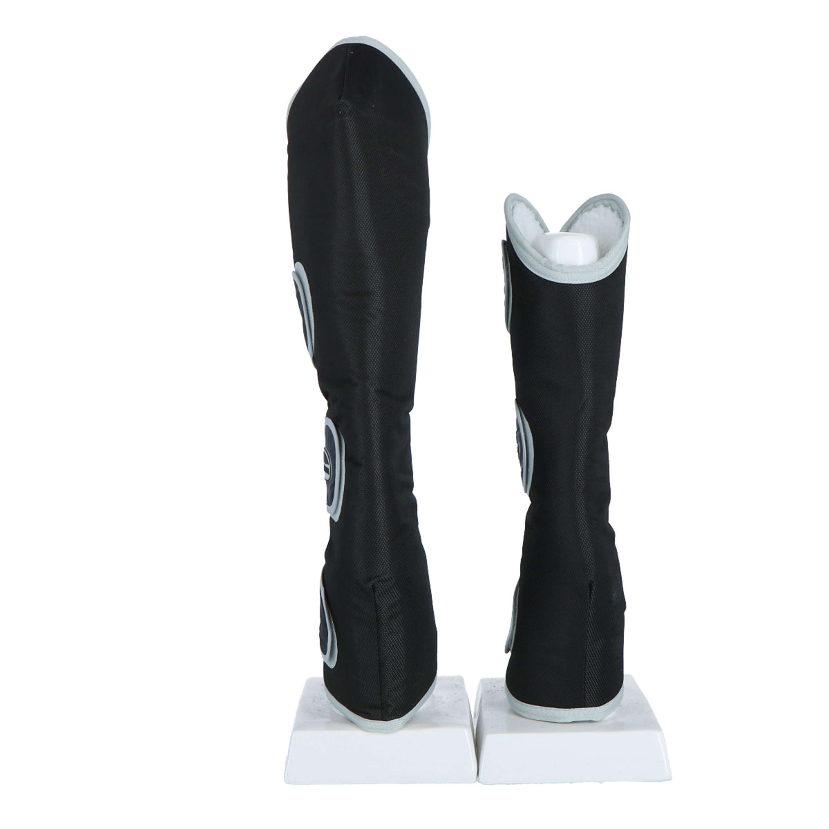 Weatherbeeta Protectores de transporte largo Pestaña ancha Negro/Plata