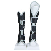 Weatherbeeta Protectores de transporte largo Pestaña ancha Negro/Plata