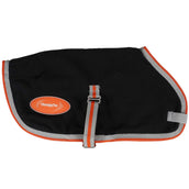 Weatherbeeta Dog Coat Forro polar Therapy-Tec Negro/Plata/Rojo
