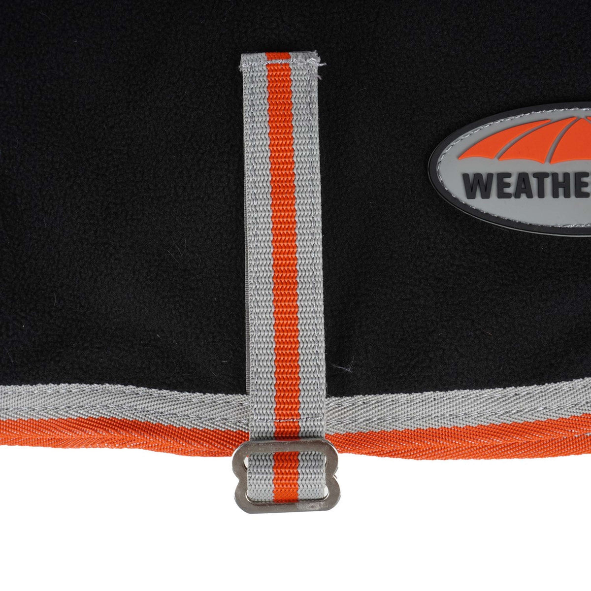 Weatherbeeta Dog Coat Forro polar Therapy-Tec Negro/Plata/Rojo