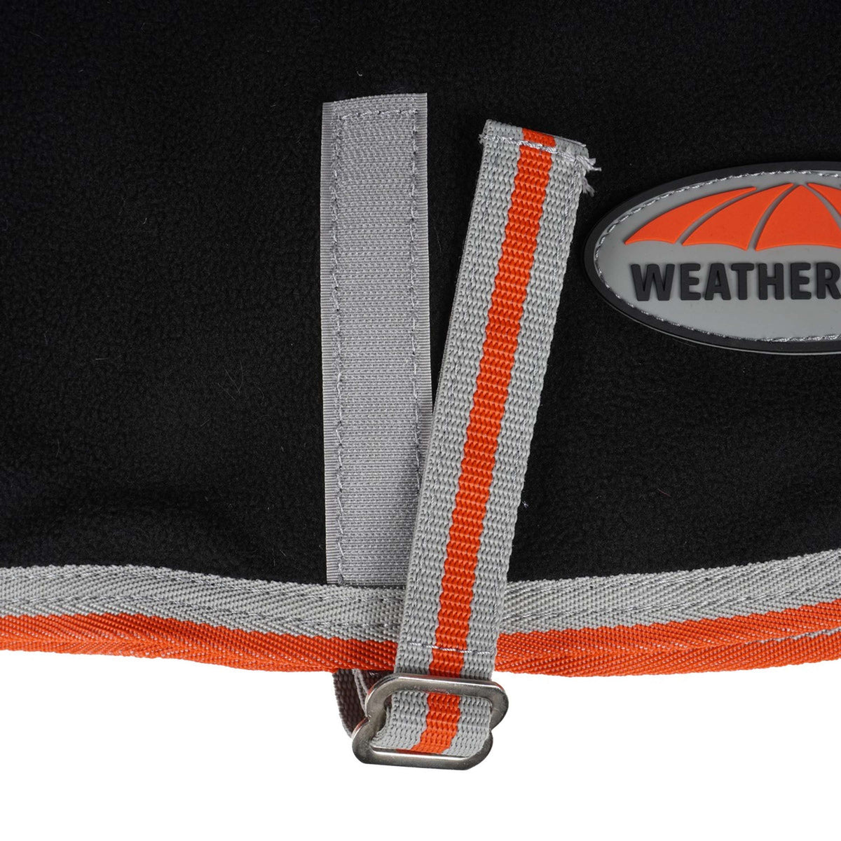 Weatherbeeta Dog Coat Forro polar Therapy-Tec Negro/Plata/Rojo