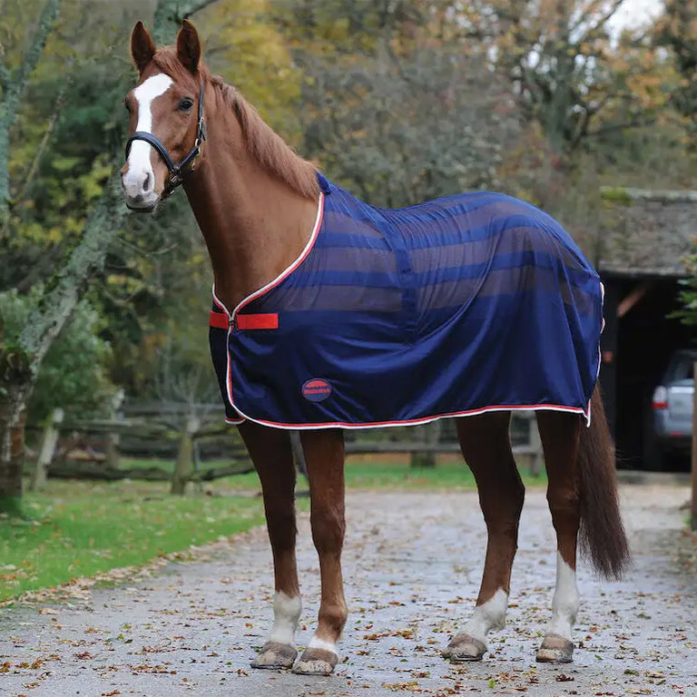 Weatherbeeta Cuello estándar Enfriador de malla Azul Rojo Blanco