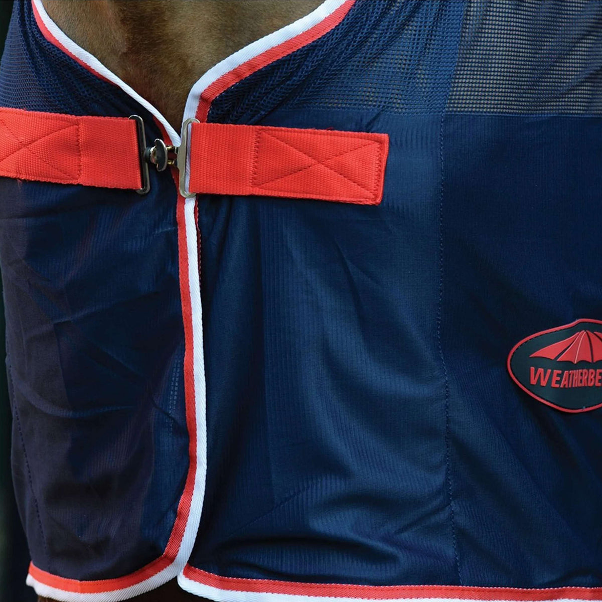 Weatherbeeta Cuello estándar Enfriador de malla Azul Rojo Blanco