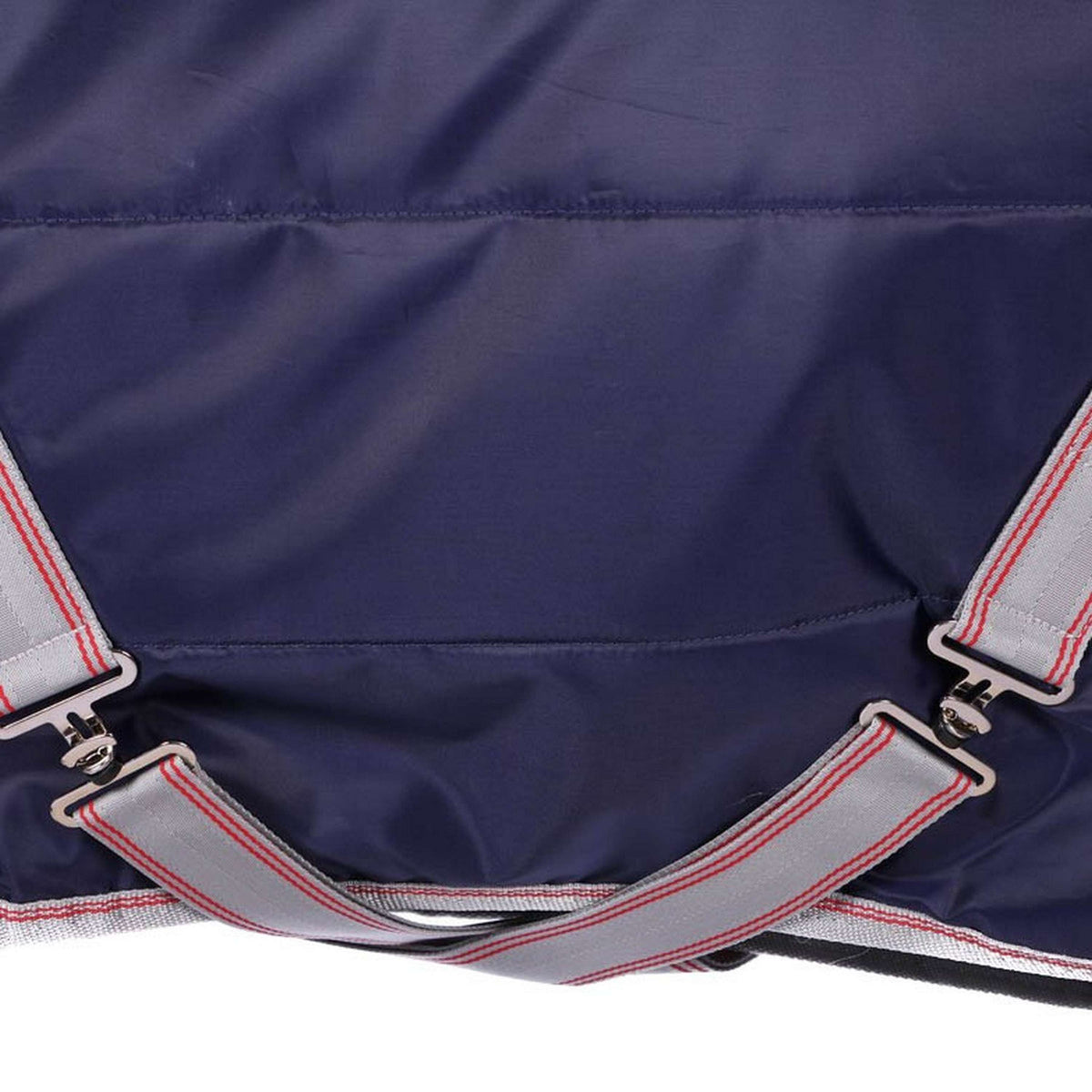 WeatherBeeta Respaldo estable mediano Lite ComFiTec Colcha de canal 210D con cuello estándar Navy/Plata/Rojo