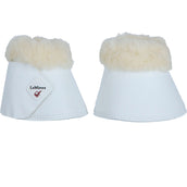 LeMieux Botas de Campana WrapRound Español: Piel de Oveja Blanco<>Beige