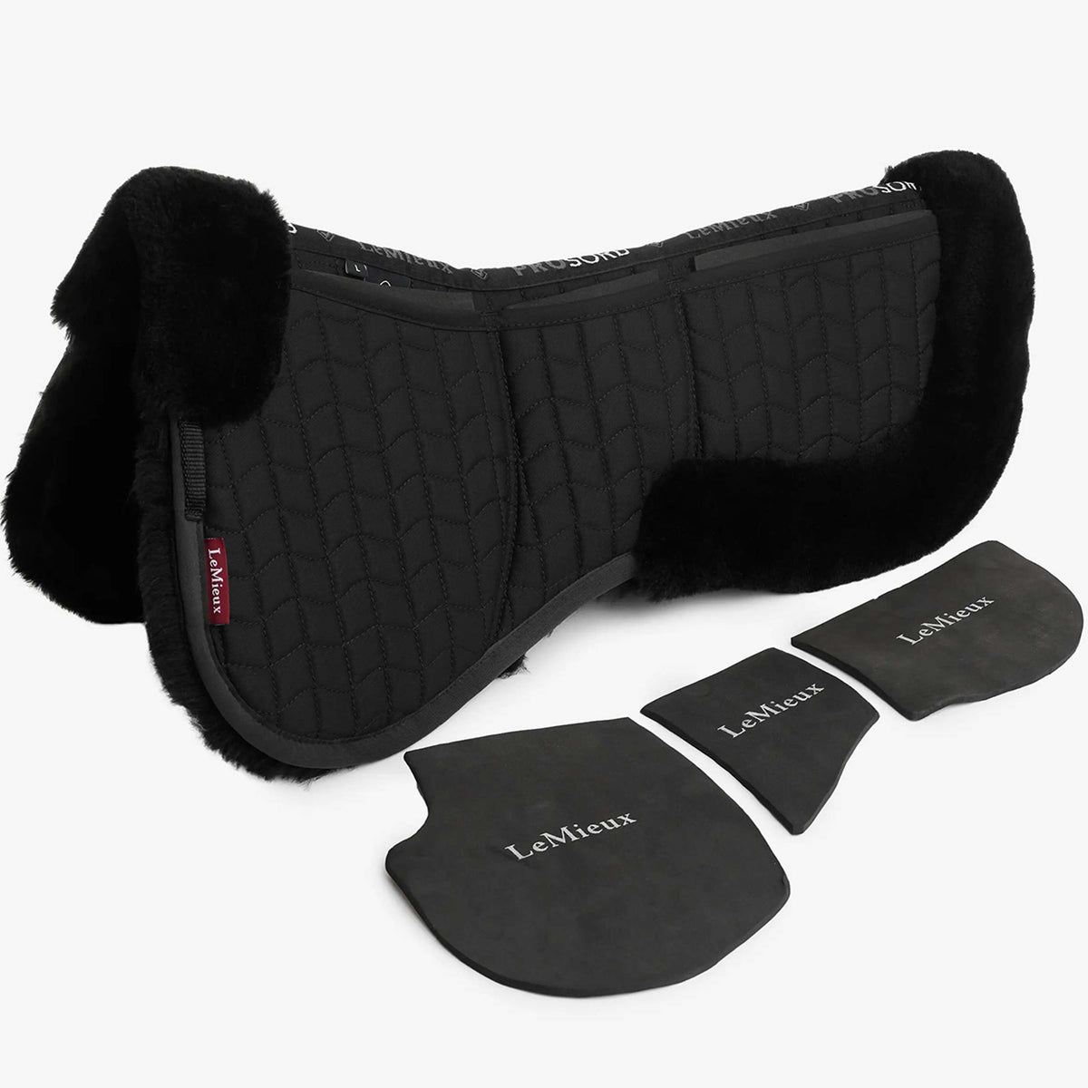 LeMieux Mantilla ProLambs Pro-Sorb 3 compartimientos Negro