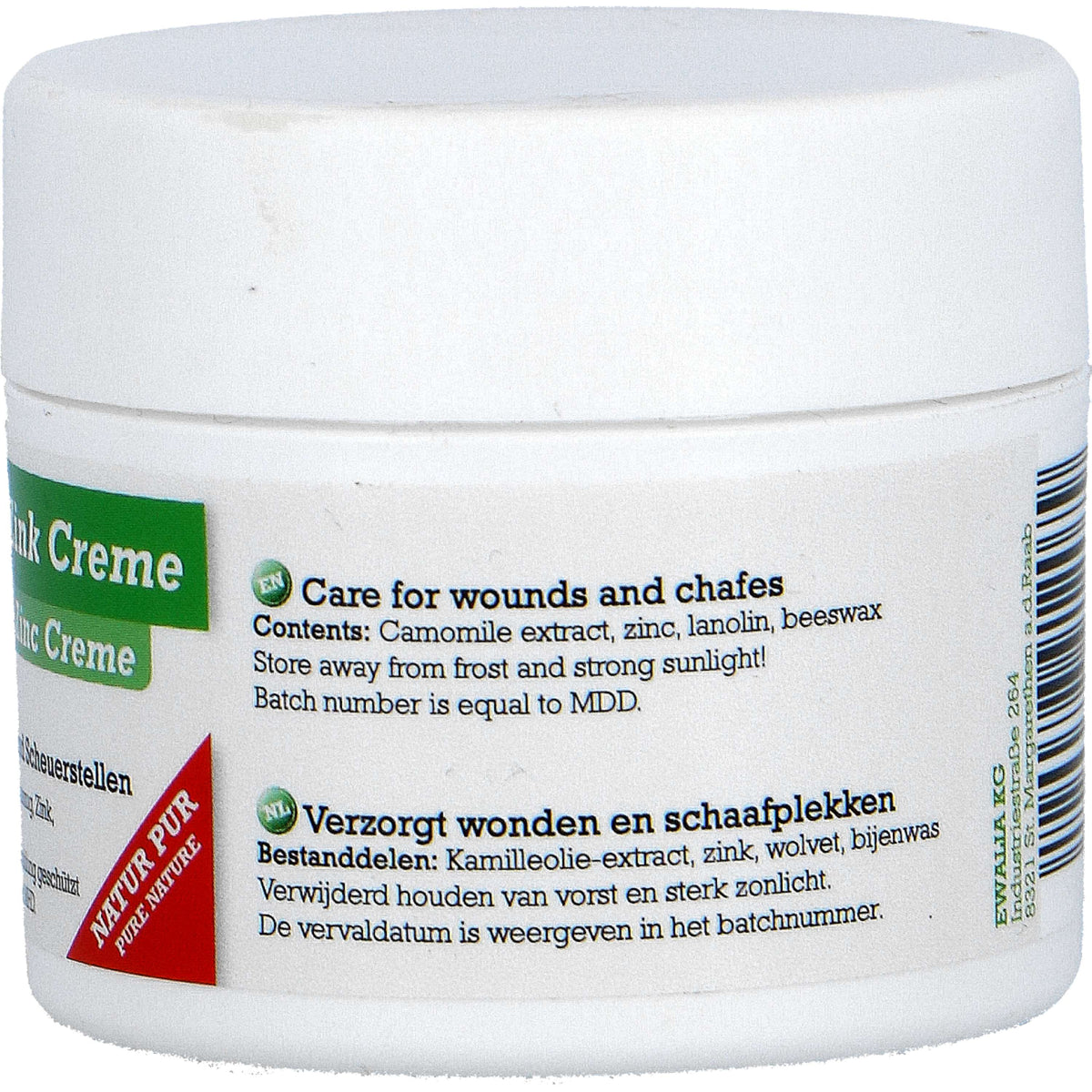 Ewalia Crema De Manzanilla Y Zinc