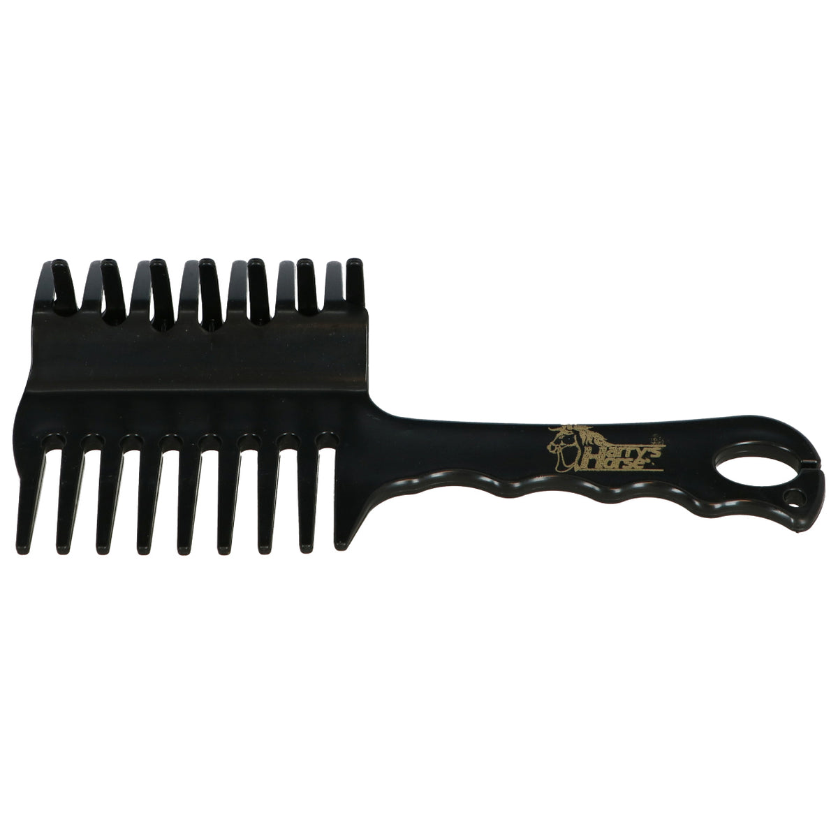Harry's Horse Cepillo para Cola y Crin Braid Assistant Negro