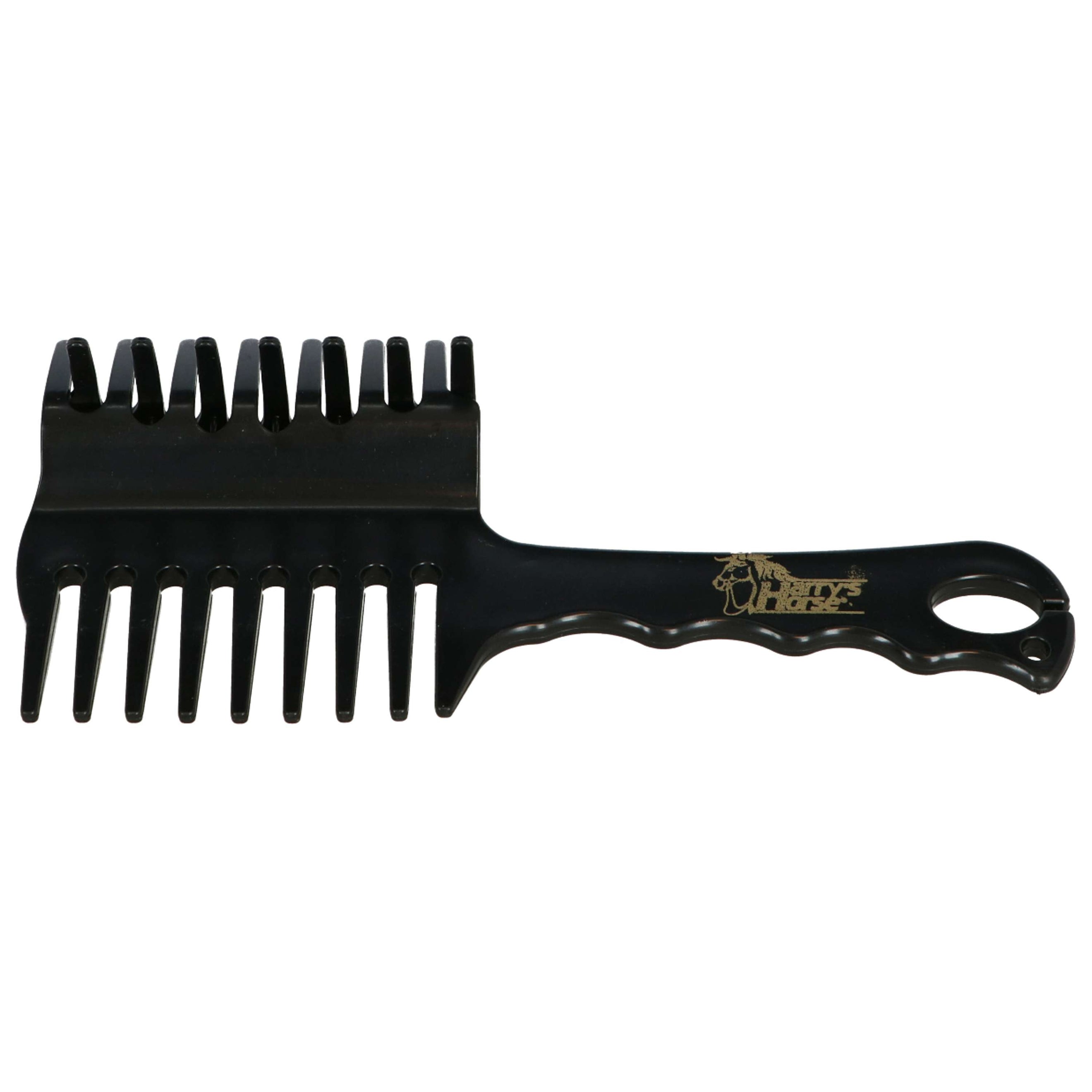 Harry's Horse Cepillo para Cola y Crin Braid Assistant Negro