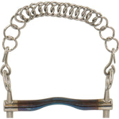 Trust Bocado de Dressage Sweet Iron Puerto bajo fijo de Weymouth