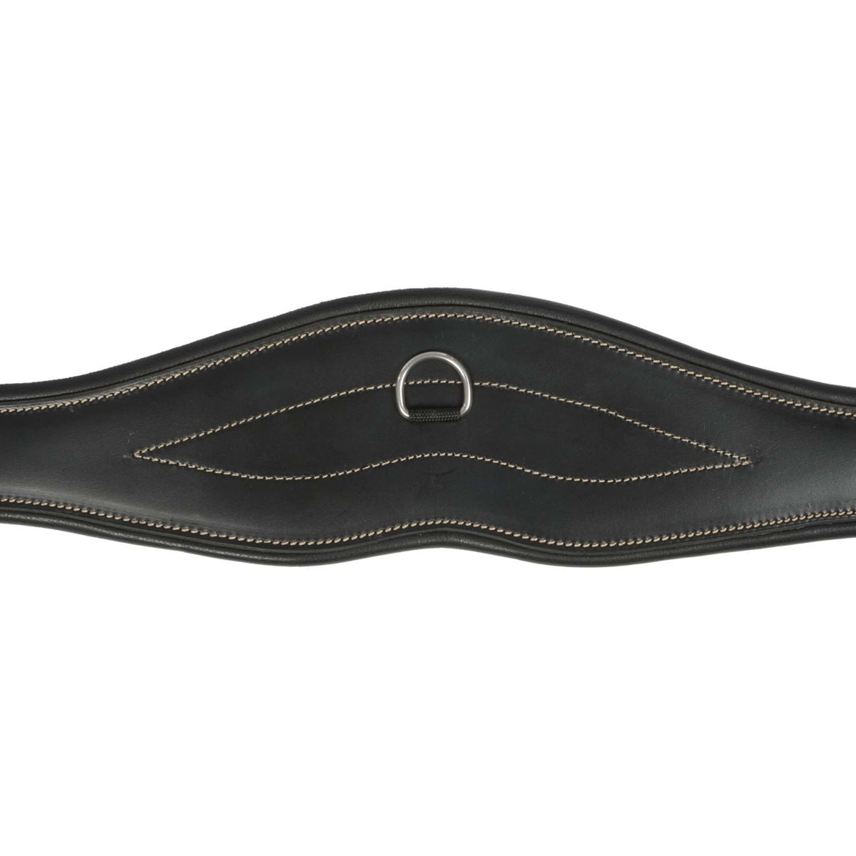 LJ-Leathers Cincha Leder Anatomisch Negro