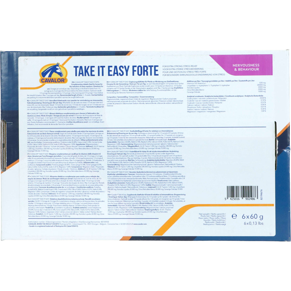 Cavalor Tómalo con calma fuerte Box