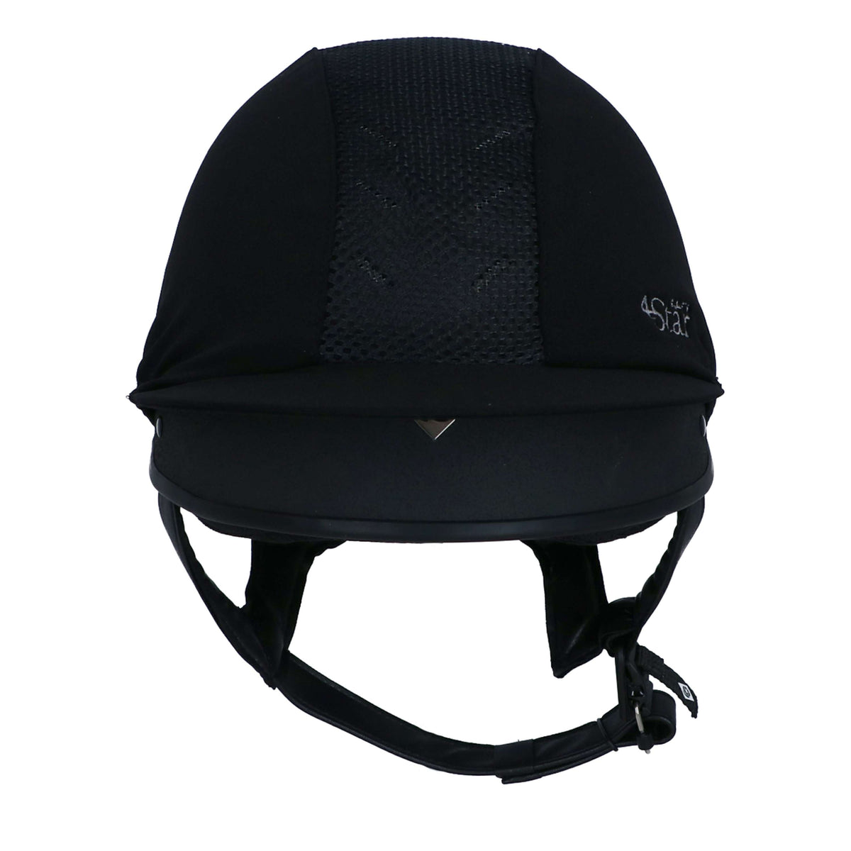Charles Owen Casco de Seguridad 4Star Jockey Negro