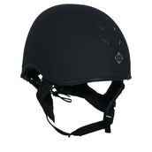 Charles Owen Casco de Seguridad MS1 Cráneo de jockey profesional Negro