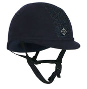 Charles Owen Casco de Seguridad YR8 Ronda central brillante Navy