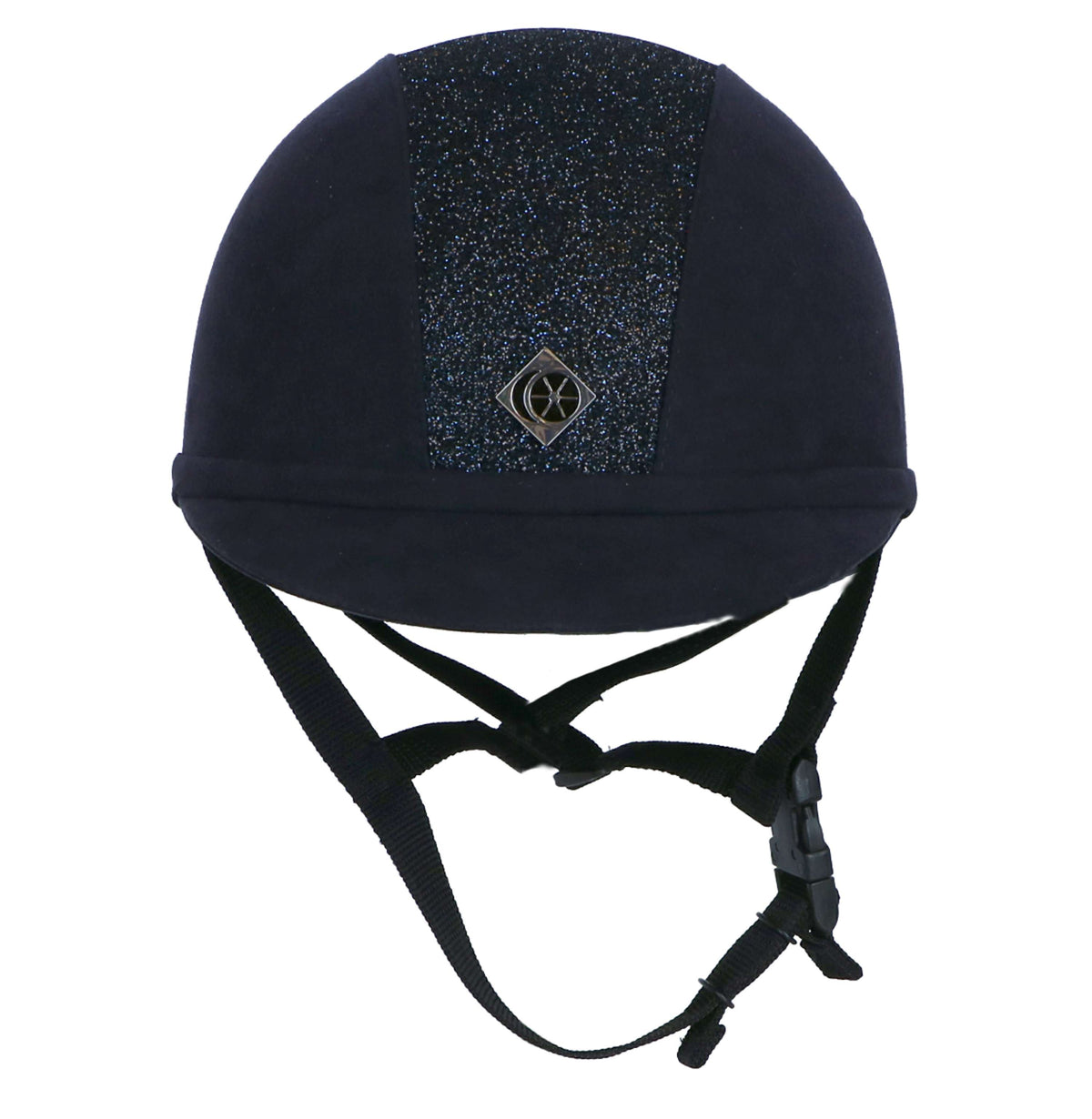Charles Owen Casco de Seguridad YR8 Ronda central brillante Navy