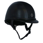 Charles Owen Casco de Seguridad AYR8 PLUS Aspecto de cuero Negro