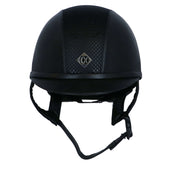 Charles Owen Casco de Seguridad AYR8 PLUS Aspecto de cuero Negro