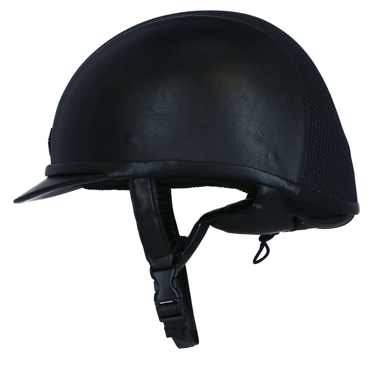 Charles Owen Casco de Seguridad AYR8 PLUS Aspecto de cuero Negro