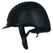 Charles Owen Casco de Seguridad AYR8 PLUS Aspecto de cuero Negro