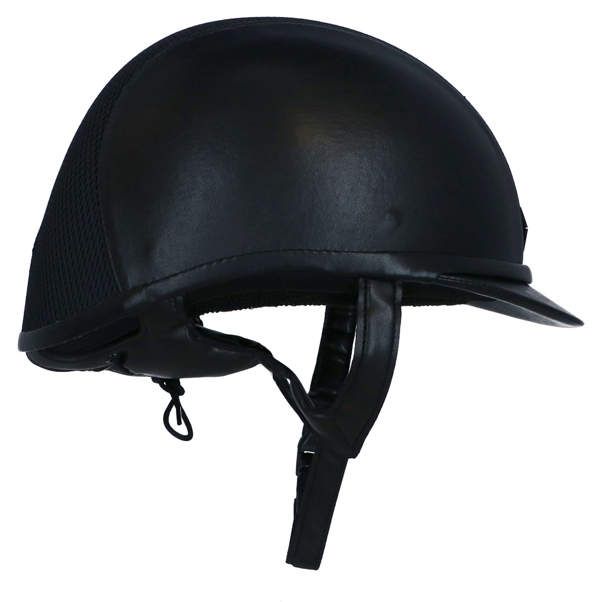 Charles Owen Casco de Seguridad AYR8 PLUS Aspecto de cuero Negro