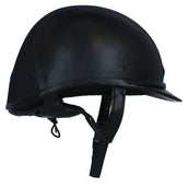 Charles Owen Casco de Seguridad AYR8 PLUS Aspecto de cuero Negro