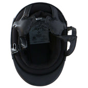 Charles Owen Casco de Seguridad AYR8 PLUS Aspecto de cuero Negro