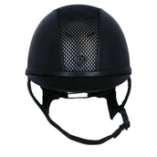 Charles Owen Casco de Seguridad AYR8 PLUS Aspecto de cuero Negro/Plata