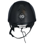 Charles Owen Casco de Seguridad AYR8 PLUS Aspecto de cuero Negro/Plata