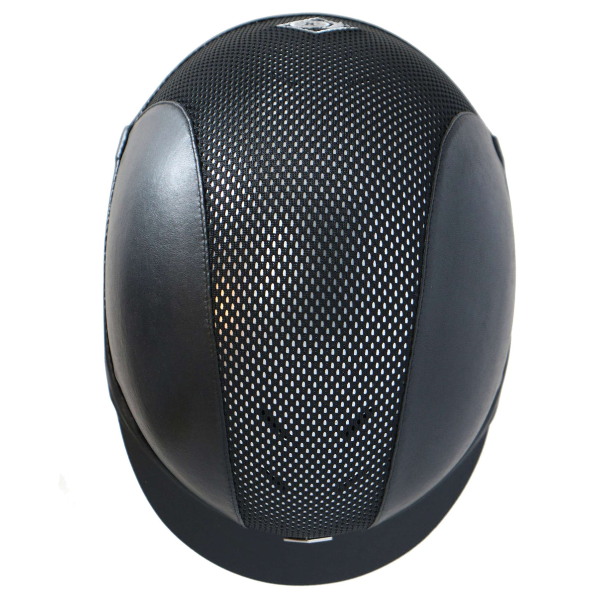 Charles Owen Casco de Seguridad AYR8 PLUS Aspecto de cuero Negro/Plata