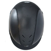 Charles Owen Casco de Seguridad AYR8 PLUS Aspecto de cuero Negro/Plata