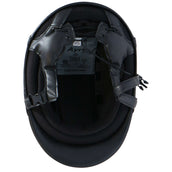 Charles Owen Casco de Seguridad AYR8 PLUS Aspecto de cuero Negro/Plata
