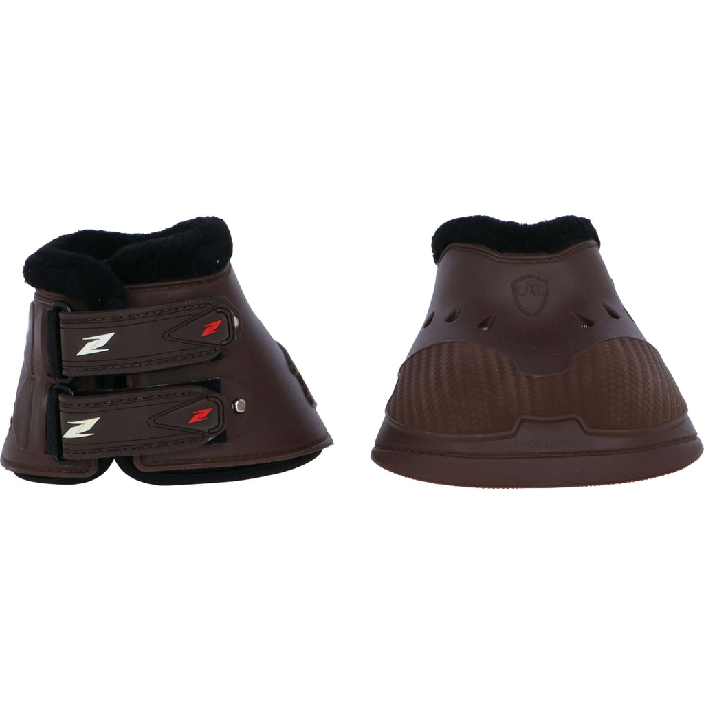 Zandona Botas para Caballos Carbon Air Velcro Talón Marron