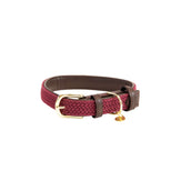 Kentucky Horsewear Halsband Perro Trenzado Nylon Bordeaux