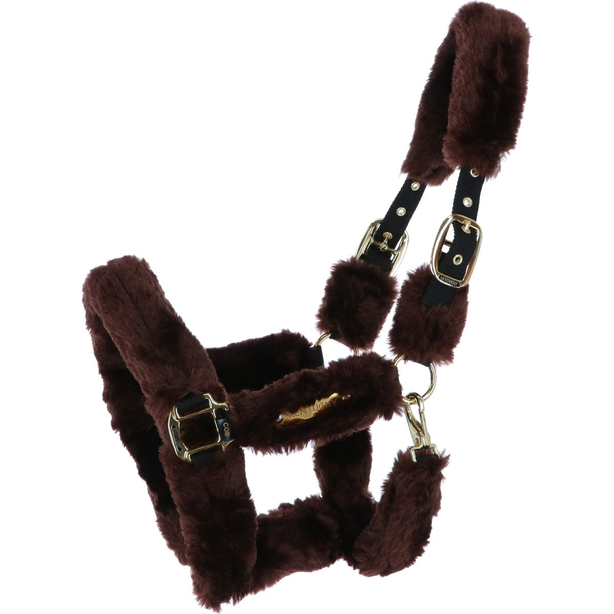 Kentucky Horsewear Cabezada Sheepskin Marron