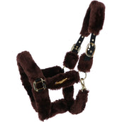 Kentucky Horsewear Cabezada Sheepskin Marron