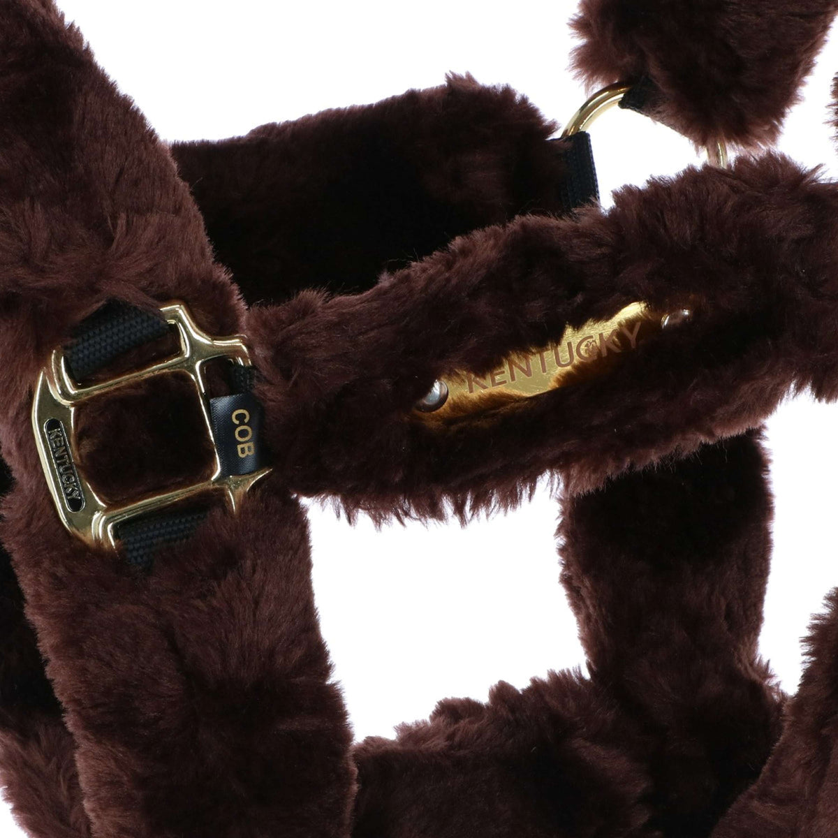 Kentucky Horsewear Cabezada Sheepskin Marron