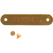 Kentucky Horsewear Placa de Nombre para el cabestro Gold