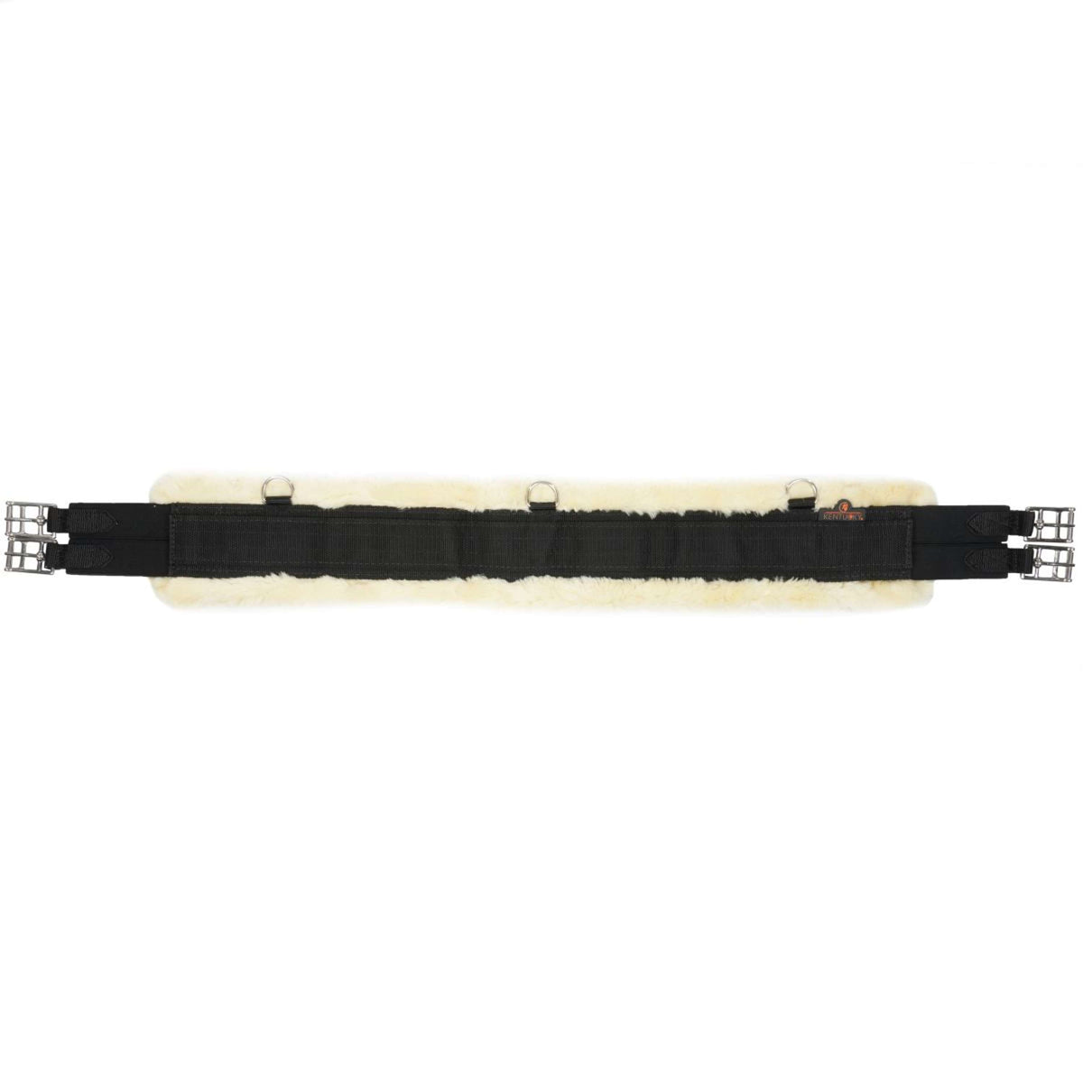 Kentucky Horsewear Cincha General Polivalente Sheepskin Negro/Natural