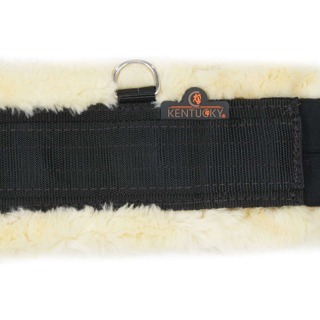 Kentucky Horsewear Cincha General Polivalente Sheepskin Negro/Natural