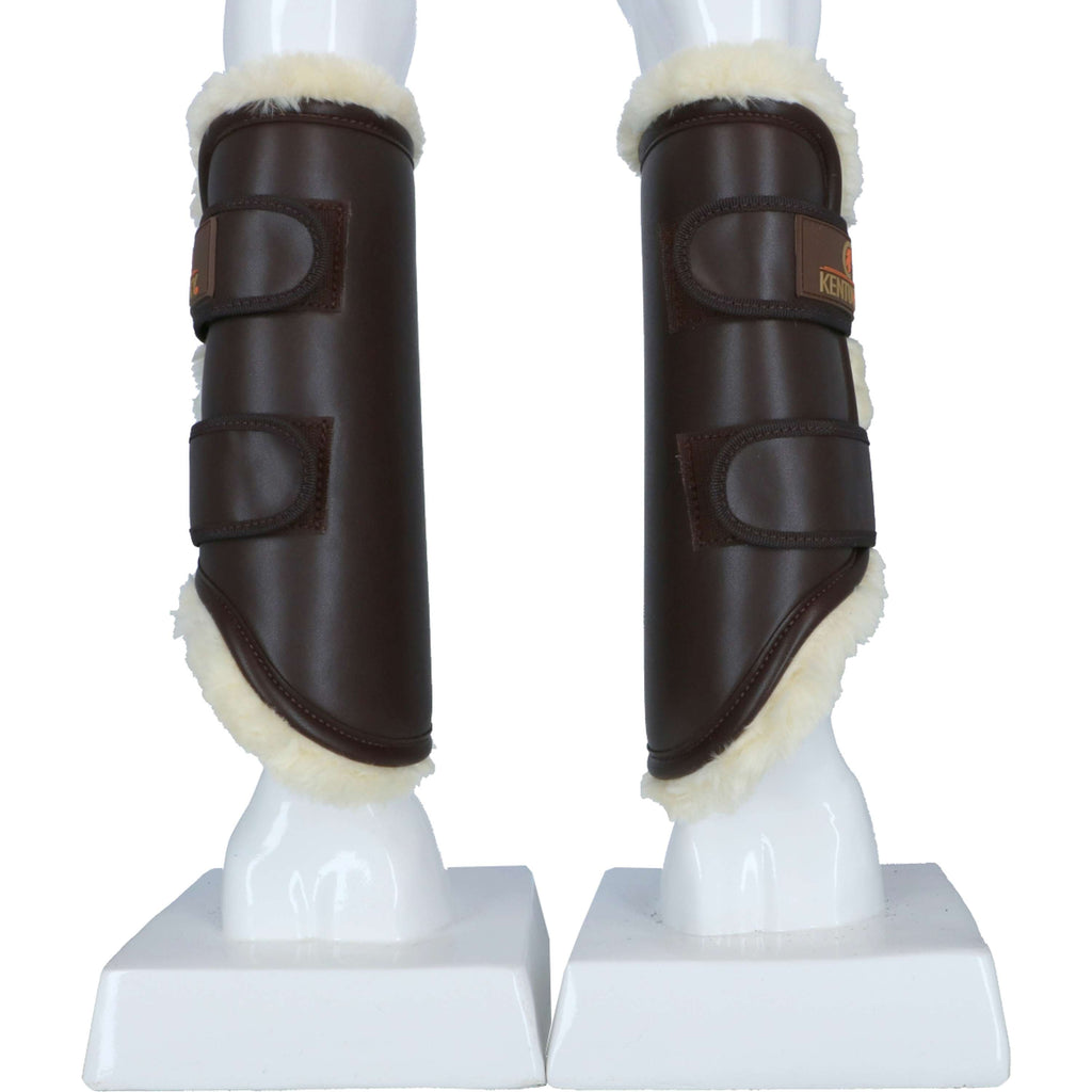 Kentucky Horsewear Turnout Boots Patas traseras Marron