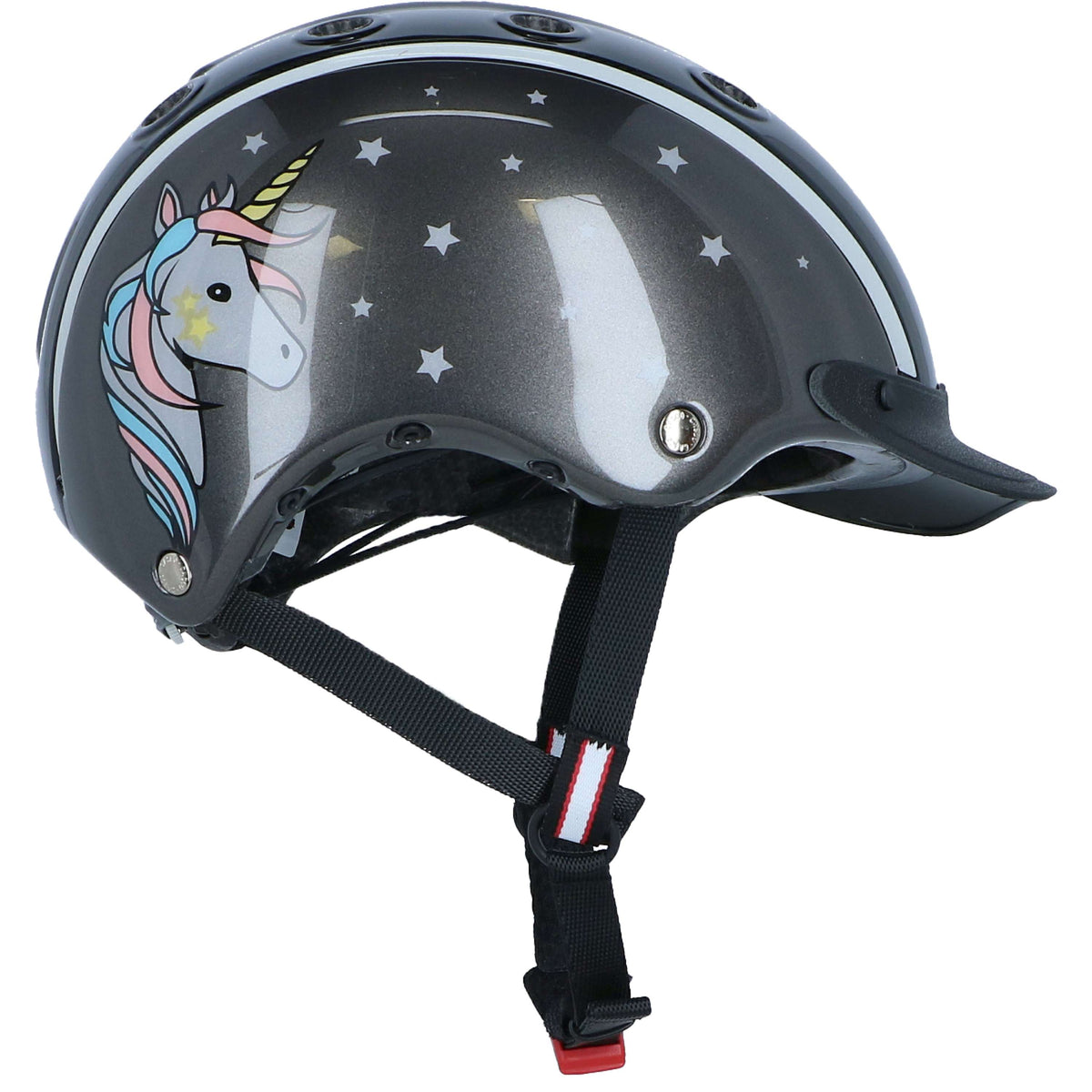 Casco Gorra Nori Negro/Gris/Unicornio