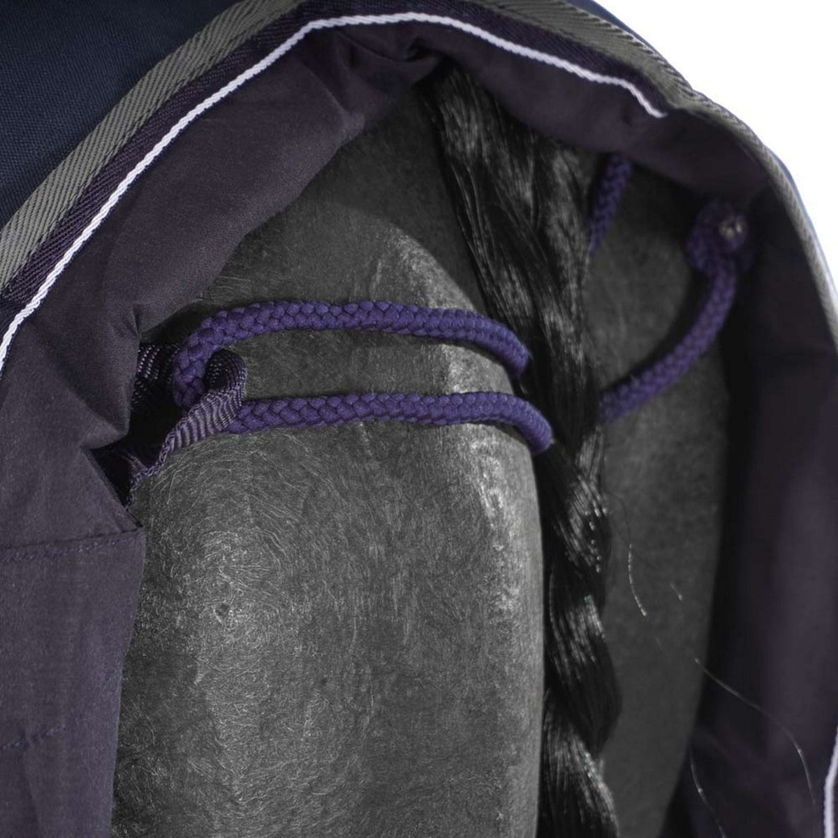 EQUITHÈME Manta de ejercicio Tyrex Polycotton 600D Negro/Azul