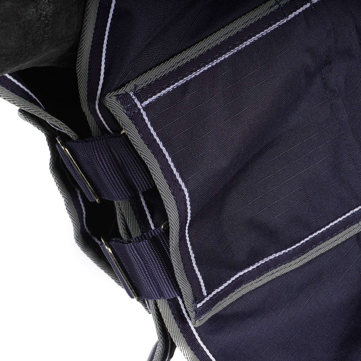 EQUITHÈME Turnout Rug Tyrex Combinado 600D 200g Marino/Gris Puntos