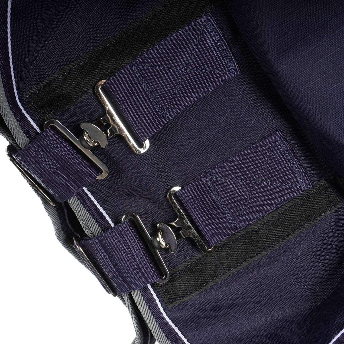 EQUITHÈME Turnout Rug Tyrex Combinado 600D 350g Marino/Gris Puntos