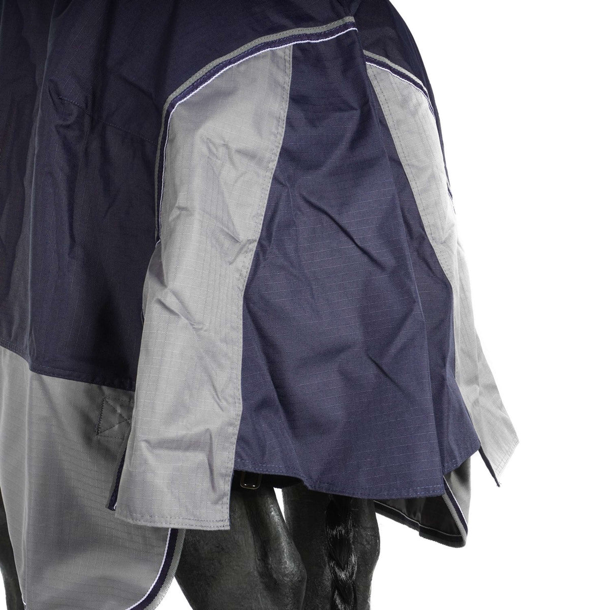 EQUITHÈME Turnout Rug Tyrex Combinado 600D 200g Marino/Gris Puntos