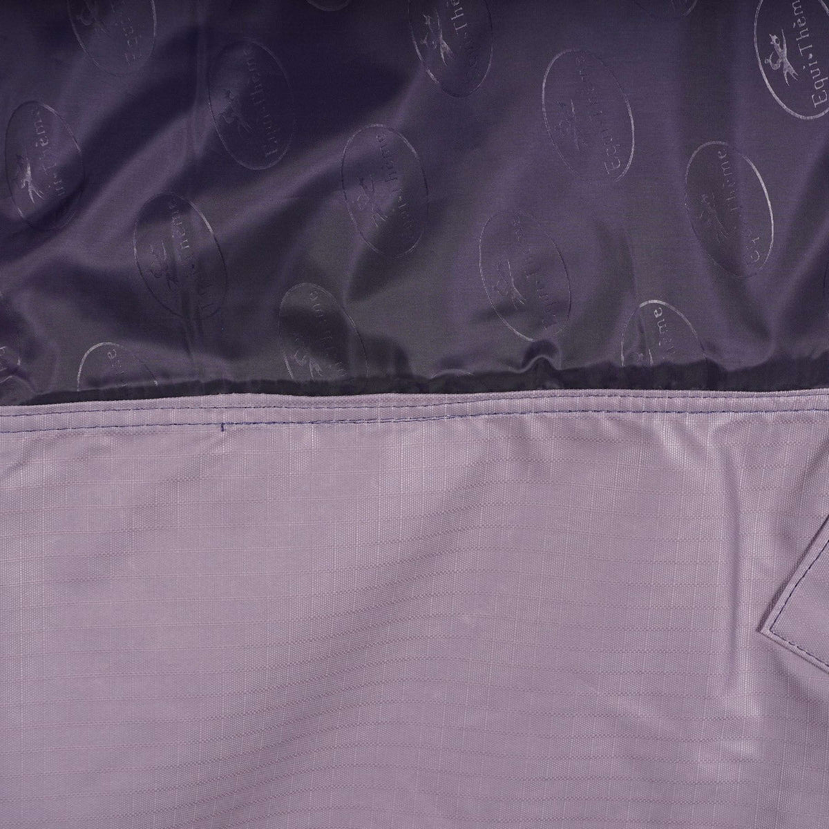 EQUITHÈME Turnout Rug Tyrex Combinado 600D 200g Marino/Gris Puntos